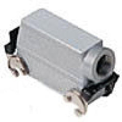 Heavy duty connectors hood - 24p+ground double levers side