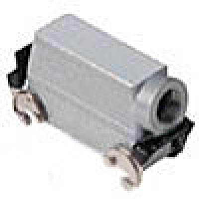 Heavy duty connectors hood - 24p+ground double levers side