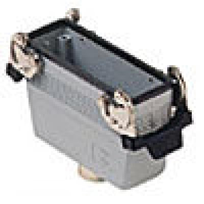 Heavy duty connectors hood - 24p+ground double levers top