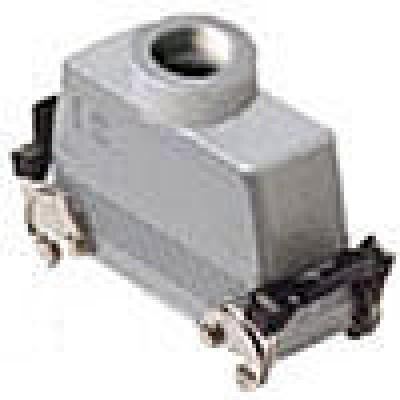 Heavy duty connectors hood - 24p+ground double levers top