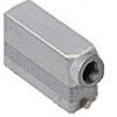 Heavy duty connectors hood - 24p+ground two pegs side entr