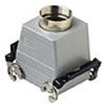Heavy duty connectors hood - 32p+ground double levers top