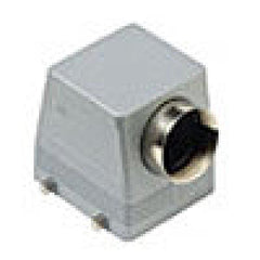 Heavy duty connectors hood - 32p+ground four pegs side ent