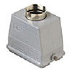 Heavy duty connectors hood - 48p+ground two pegs top entry