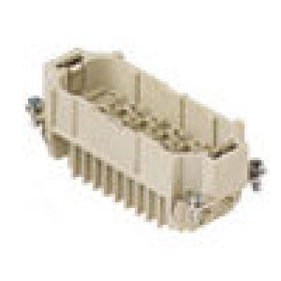 Heavy duty connectors male insert - 40p+ground 10a max - 250v