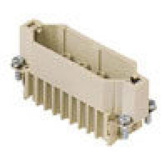 Heavy duty connectors male insert - 50p+ground 10a - max 250v