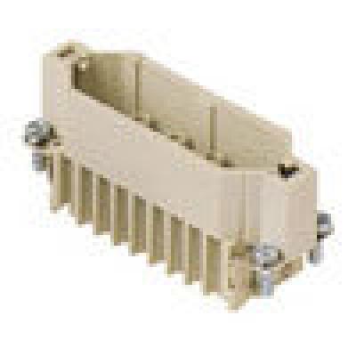 Heavy duty connectors male insert - 50p+ground 10a - max 250v