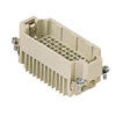 Heavy duty connectors male insert - 72p+ground 10a max - 250v