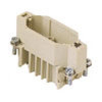 Heavy duty connectors male insert - crimp terminal 15p+ groun