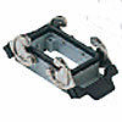 Heavy duty connectors panel mounting base - 10p+ground doub
