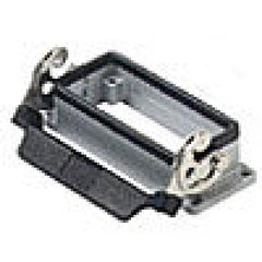 Heavy duty connectors panel mounting base - 16p+ground sing