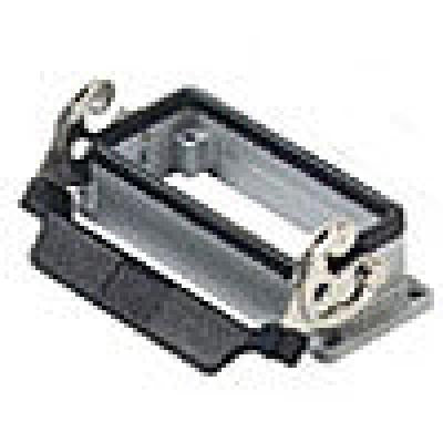 Heavy duty connectors panel mounting base - 16p+ground sing