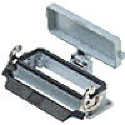 Heavy duty connectors panel mounting base - 24p+ground sing