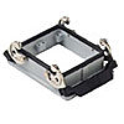 Heavy duty connectors panel mounting base - 32p+ground doub