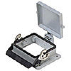 Heavy duty connectors panel mounting base - 32p+ground sing