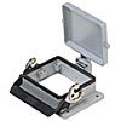Heavy duty connectors panel mounting base - 32p+ground sing
