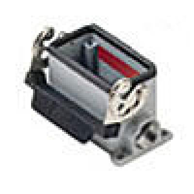Heavy duty connectors surface mounting base - 10p+ground si
