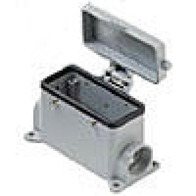Heavy duty connectors surface mounting base - 16p+ground fo