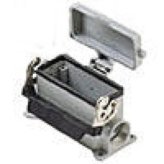 Heavy duty connectors surface mounting base - 16p+ground si