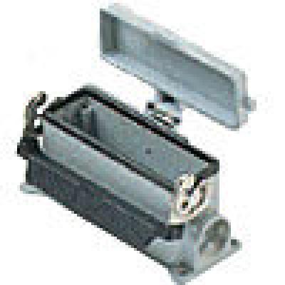 Heavy duty connectors surface mounting base - 24p+ground si