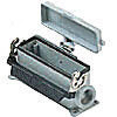 Heavy duty connectors surface mounting base - 24p+ground si