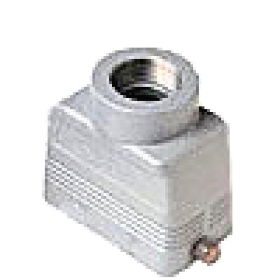 Hood - 10p+ground two pegs top entry cable gland pg 16