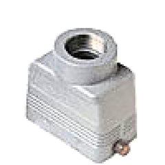 Hood - 10p+ground two pegs top entry cable gland pg 16