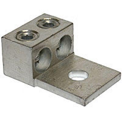 Lugs alum mech lug 6-350 2con 1hole, Lugs, Techspan - Maple Electric Supply 