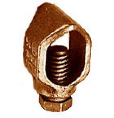 Lugs grnd rod clamp 1/2inch, 10sol-2str, Lugs, Techspan - Maple Electric Supply 