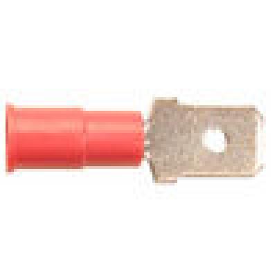 Male tab pvc red 22-18 100pkg