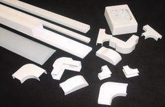 Off White Raceway with Tape, 6ft Length - Quality Brand, Duct & Raceway, Techspan - Maple Electric Supply 