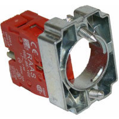 Push buttons collar & 1 nc contact block