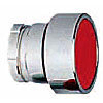 Push buttons flush hd sprg ret acttr metal red