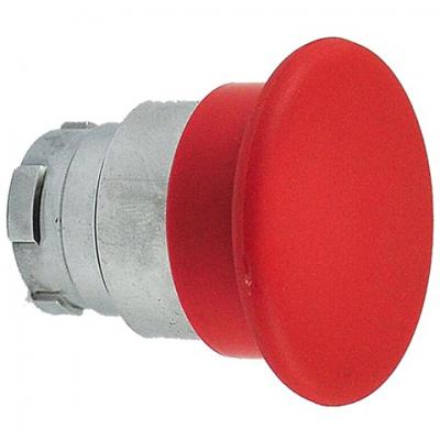 Push buttons mushroom hd sprg ret acttr metal red