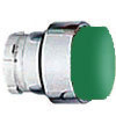 Push buttons prjctng hd sprg ret acttr, metal, green