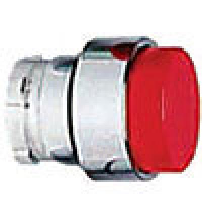 Push buttons prjctng hd sprg ret acttr, metal, red