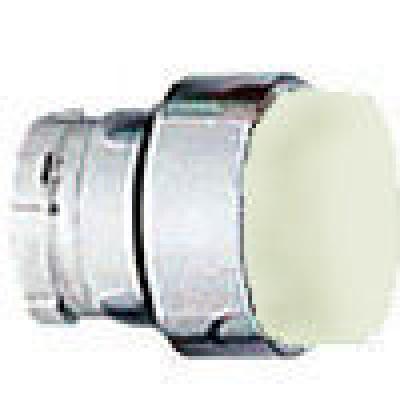 Push buttons prjctng hd sprg ret acttr, metal, white