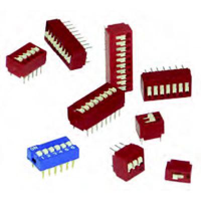 Switches switch dip sp 1 slide 0.1a 25vdc pc pins, Switches, Techspan - Maple Electric Supply 