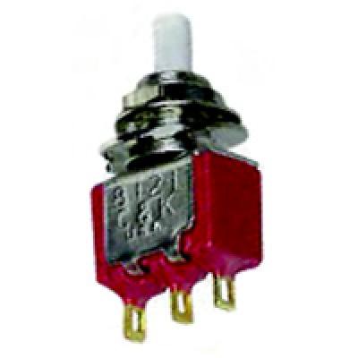 Switches switch push button on (on) spdt white pl, Switches, Techspan - Maple Electric Supply 