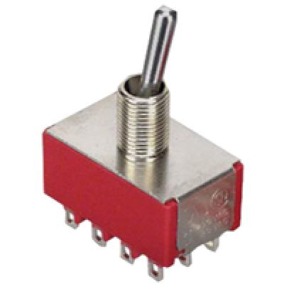 Switches switch toggle on on 4pdt bat toggle 5a, Switches, Techspan - Maple Electric Supply 