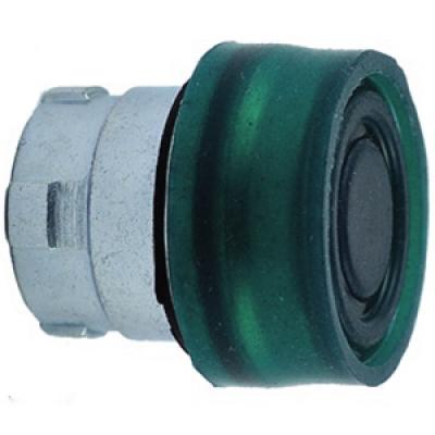 Techspan - metallic push button; green; booted ip66; momentary; 22.5mm, Push Buttons, Techspan - Maple Electric Supply 