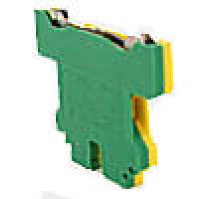 Terminal blocks grndblokdin35mmrail22-12ga6mm, Terminal Blocks, Techspan - Maple Electric Supply 