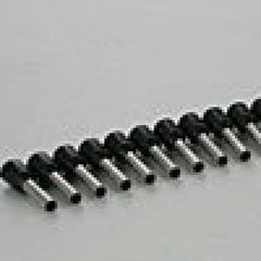 Terminals - crimp ferrule strip 16awg black10/pk, Terminals - Crimp, Techspan - Maple Electric Supply 