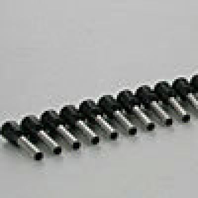 Terminals - crimp ferrule strip 16awg black10/pk, Terminals - Crimp, Techspan - Maple Electric Supply 