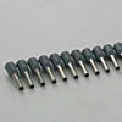 Terminals - crimp ferrule strip 20awg grey10/pk, Terminals - Crimp, Techspan - Maple Electric Supply 