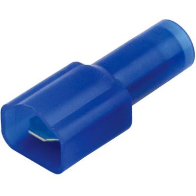 Terminals - crimp fulmale 16-14 blu 3/16inch nyl 100pk, Terminals - Crimp, Techspan - Maple Electric Supply 