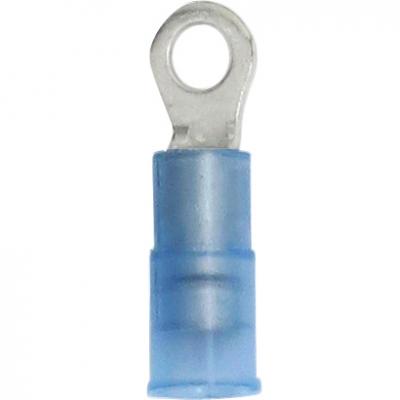 Terminals - crimp ring nyl blu 16-14 6 s 100pk, Terminals - Crimp, Techspan - Maple Electric Supply 