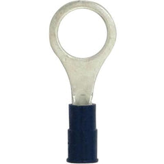 Terminals - crimp ring pvc blu 16-14 5/16inch 100pk, Terminals - Crimp, Techspan - Maple Electric Supply 
