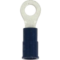 Terminals - crimp ring pvc blu 16-14 8 100pk, Terminals - Crimp, Techspan - Maple Electric Supply 