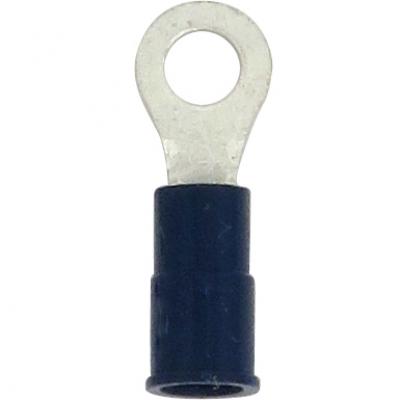 Terminals - crimp ring pvc blu 16-14 8 100pk, Terminals - Crimp, Techspan - Maple Electric Supply 